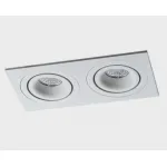 Светильник встраиваемый с рамкой IT02-008 white (2 шт.) + IT02-QRS2 white