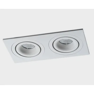 Светильник встраиваемый с рамкой IT02-008 white (2 шт.) + IT02-QRS2 white Светильник встраиваемый с рамкой IT02-008 white (2 шт.) + IT02-QRS2 white