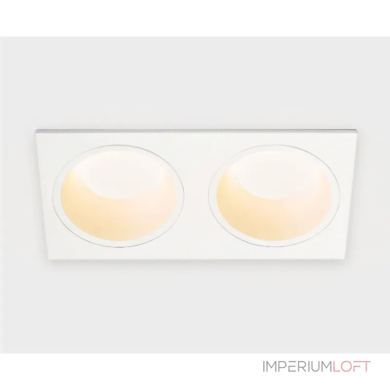 Светильник встраиваемый с рамкой IT08-8013 white 3000K 2 шт + IT08-8015 white Светильник встраиваемый с рамкой IT08-8013 white 3000K 2 шт + IT08-8015 white