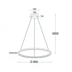 Светильник подвесной IT013-6028 black 3000K от ImperiumLoft