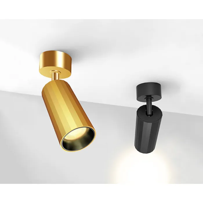 Светильник потолочный поворотный IT08-8011 gold от ImperiumLoft