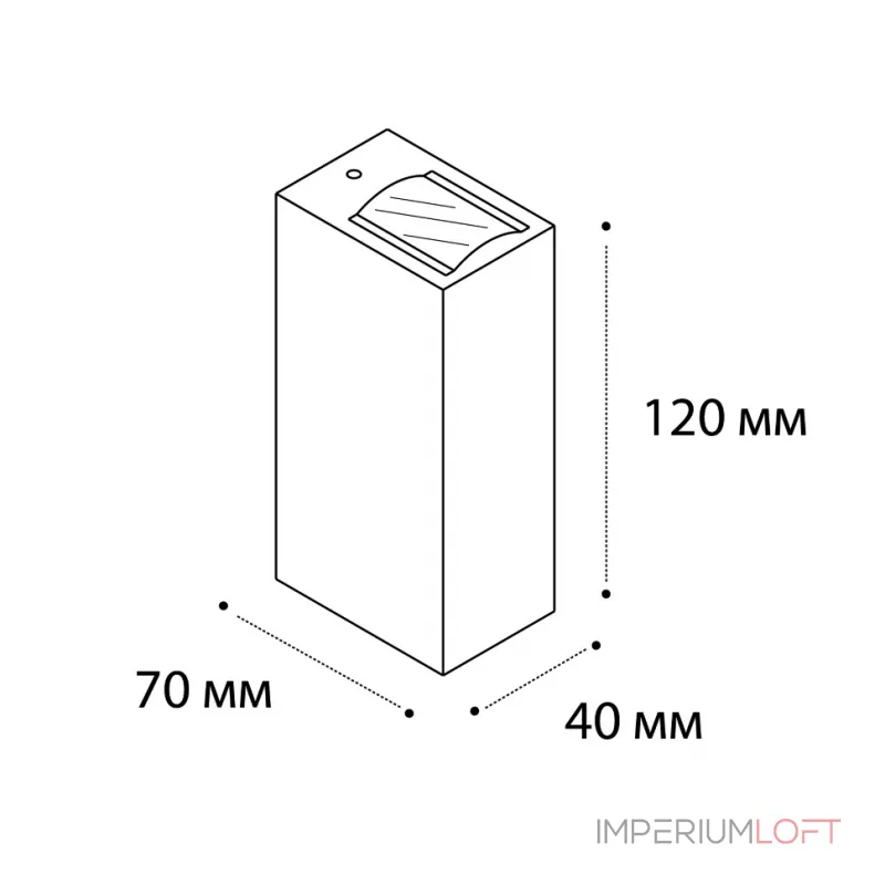 Светильник настенный влагозащищенный IT01-A150/2 black