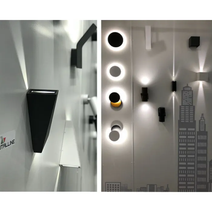 Светильник настенный влагозащищенный IT01-A150/2 black от ImperiumLoft