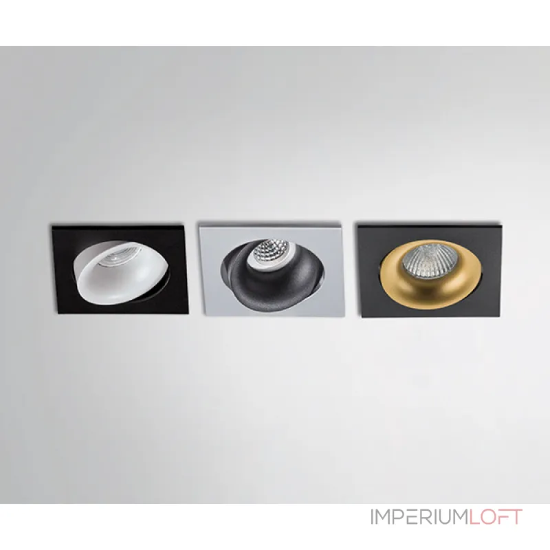 Светильник встраиваемый поворотный DE-201 black от ImperiumLoft Светильник встраиваемый поворотный DE-201 black от ImperiumLoft