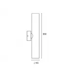 Светильник настенный IT02-026 black 3000K