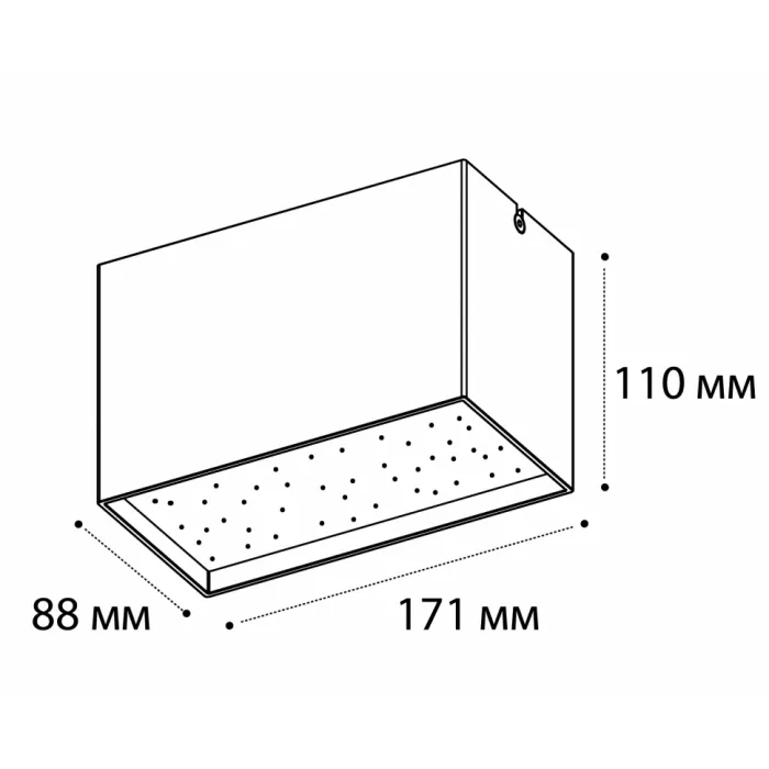 Светильник потолочный DL 3029 black 3000K от ImperiumLoft