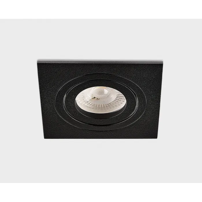 Светильник встраиваемый поворотный SAG103-4 black/black от ImperiumLoft
