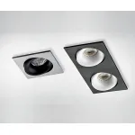 Светильник встраиваемый поворотный DE-201 black от ImperiumLoft
