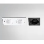 Светильник встраиваемый поворотный DE-201 black от ImperiumLoft