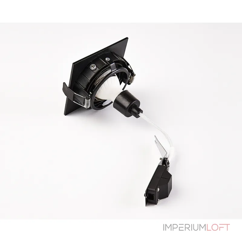 Светильник встраиваемый поворотный DE-201 black от ImperiumLoft Светильник встраиваемый поворотный DE-201 black от ImperiumLoft