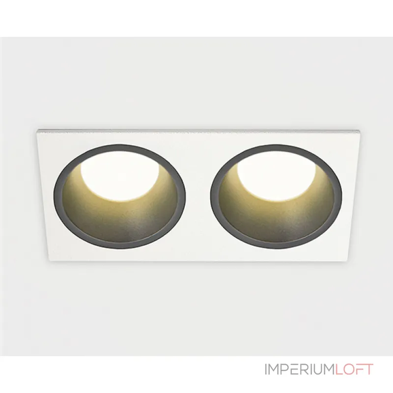 Светильник встраиваемый с рамкой IT08-8013 black 3000K 2 шт + IT08-8015 white Светильник встраиваемый с рамкой IT08-8013 black 3000K 2 шт + IT08-8015 white
