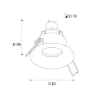 Светильник встраиваемый Italline M01-1021 white