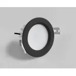 Встраиваемый влагозащищенный светильник Italline SP SOLO IT08-8018 black 4000K от ImperiumLoft