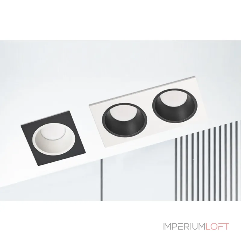 Рамка для встраиваемого светильника IT08-8014 black