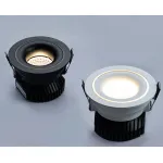 Светильник встраиваемый с рамкой IT02-008 black (2 шт.) + IT02-QRS2 black