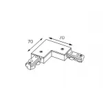 Соединитель угловой WSO 74 white от ImperiumLoft