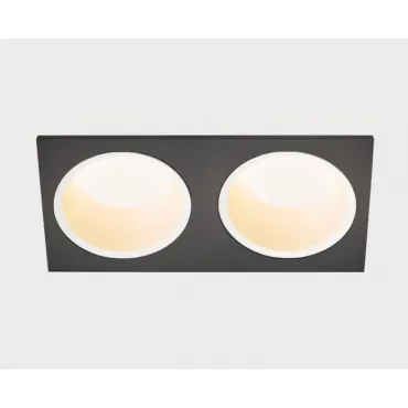 Светильник встраиваемый с рамкой IT08-8013 white 3000K 2 шт + IT08-8015 black