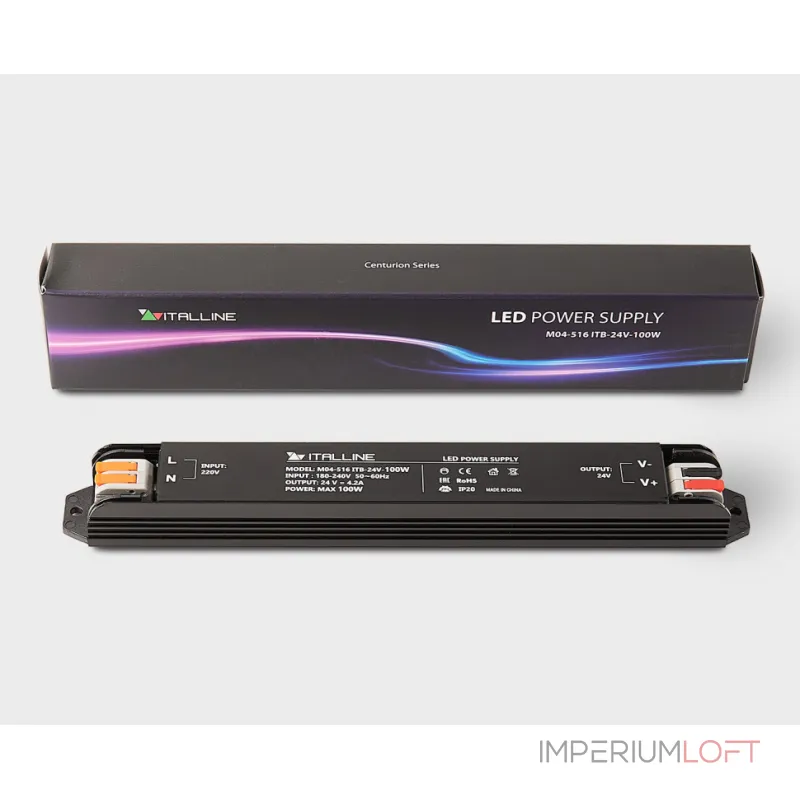 Блок питания для светодиодной ленты M04-516 ITB-24V-100W
