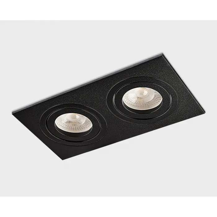 Светильник встраиваемый поворотный SAG203-4 black/black от ImperiumLoft