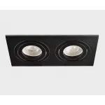 Светильник встраиваемый поворотный SAG203-4 black/black от ImperiumLoft