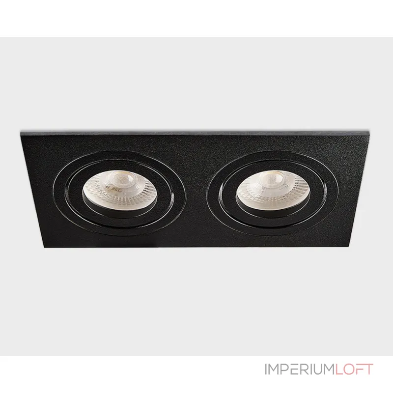 Светильник встраиваемый поворотный SAG203-4 black/black