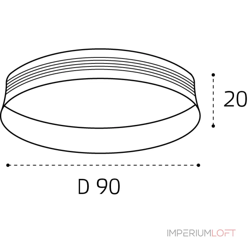 Кольцо для светильника IT02-013 ring white Кольцо для светильника IT02-013 ring white