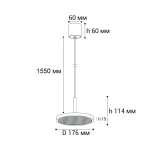 Подвесной светильник IT08-8022 white 3000K