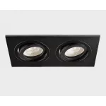 Светильник встраиваемый поворотный SAG203-4 black/black от ImperiumLoft