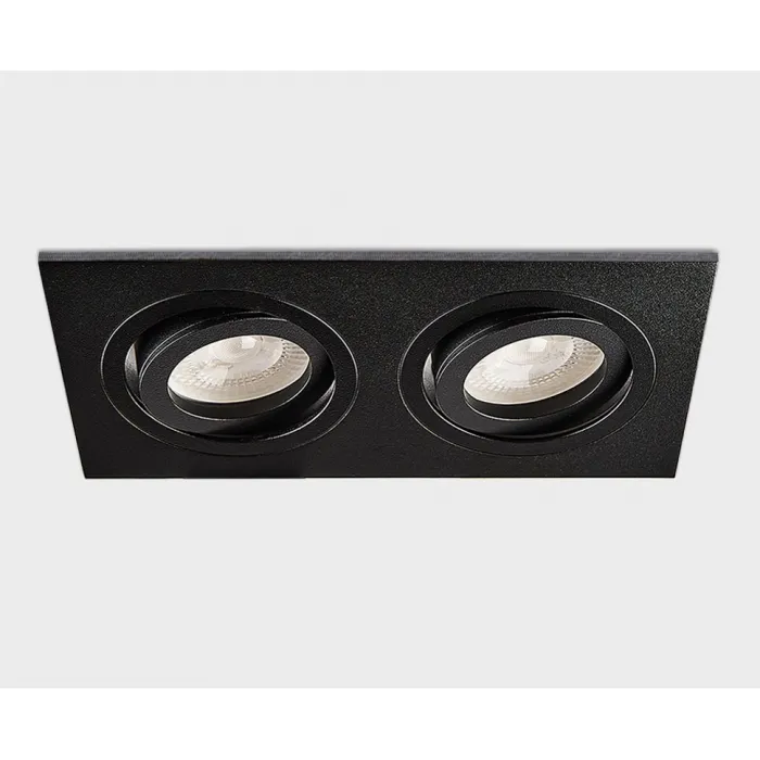 Светильник встраиваемый поворотный SAG203-4 black/black от ImperiumLoft