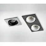 Светильник встраиваемый поворотный DE-202 black от ImperiumLoft