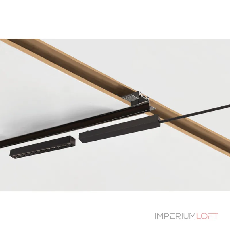 Встраиваемый магнитный шинопровод IT09-9021 black tube от ImperiumLoft Встраиваемый магнитный шинопровод IT09-9021 black tube от ImperiumLoft