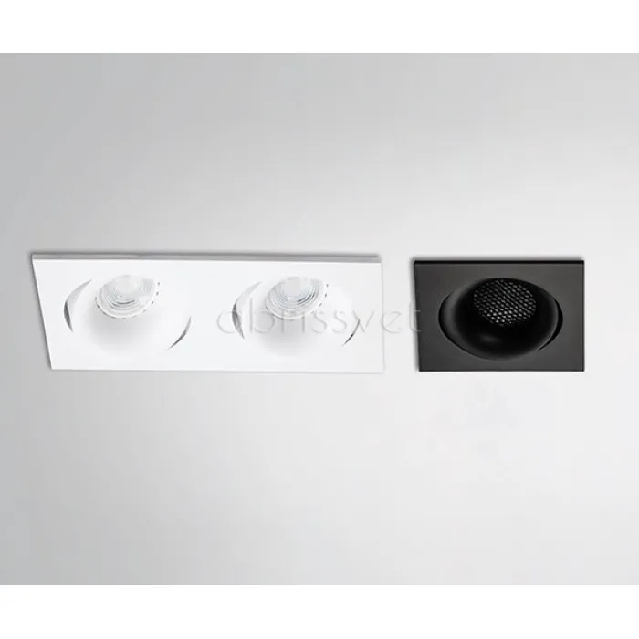 Светильник встраиваемый поворотный DE-202 black от ImperiumLoft