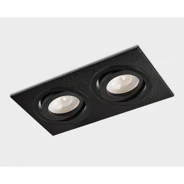 Светильник встраиваемый поворотный SAG203-4 black/black