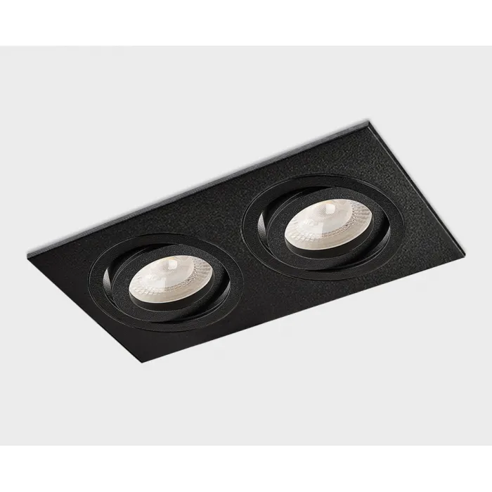 Светильник встраиваемый поворотный SAG203-4 black/black от ImperiumLoft