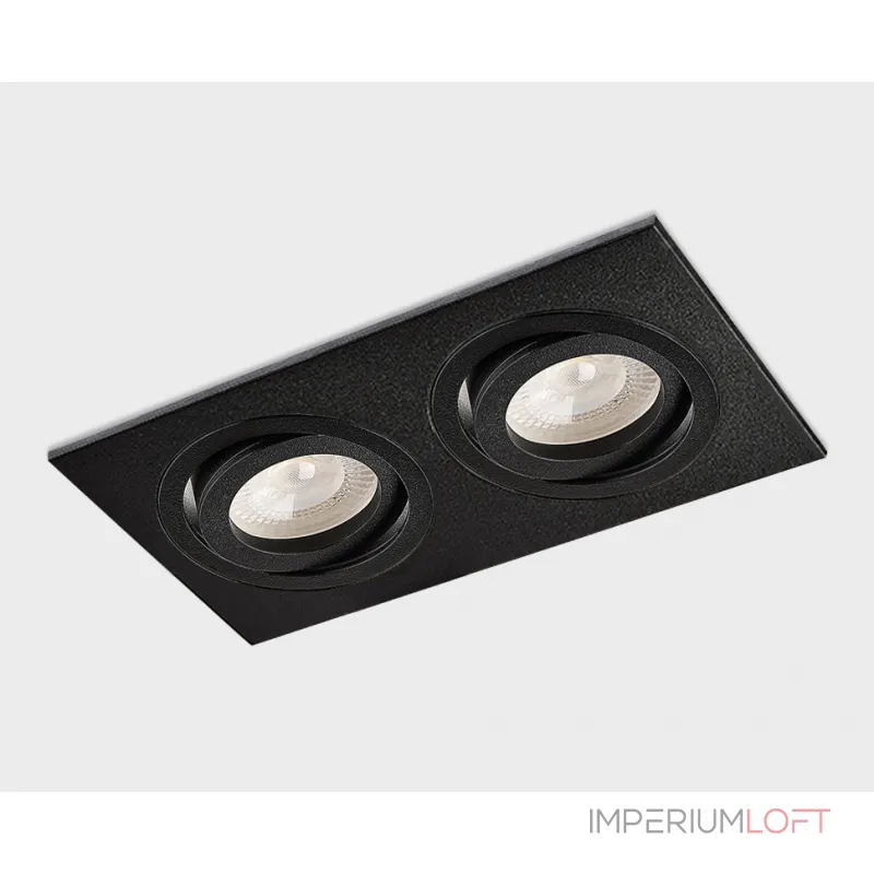 Светильник встраиваемый поворотный SAG203-4 black/black