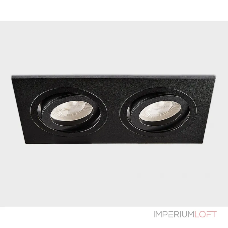 Светильник встраиваемый поворотный SAG203-4 black/black