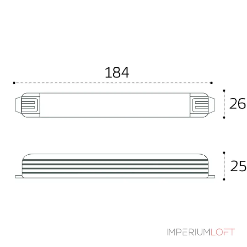 Блок питания для светодиодной ленты M04-515 ITB-24V-60W Блок питания для светодиодной ленты M04-515 ITB-24V-60W