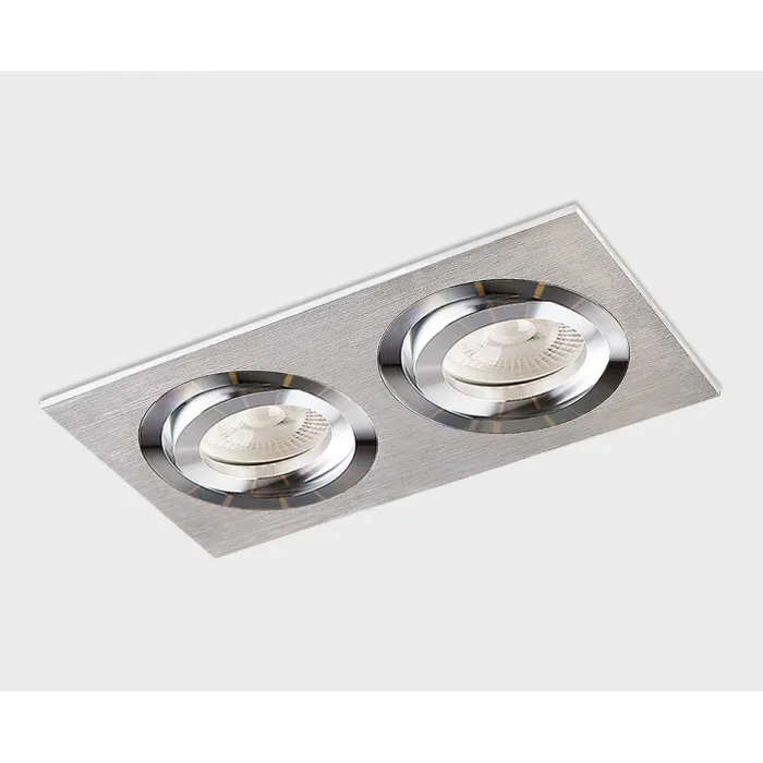 Светильник встраиваемый поворотный SAG203-4 silver/silver от ImperiumLoft