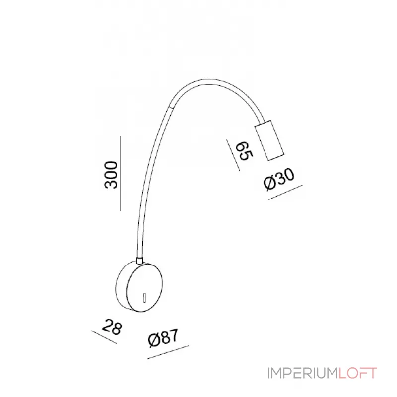 Светильник настенный DE-316 black от ImperiumLoft Светильник настенный DE-316 black от ImperiumLoft