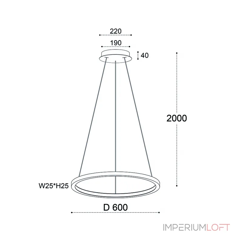 Подвесной светильник IT013-6027 white 3000K