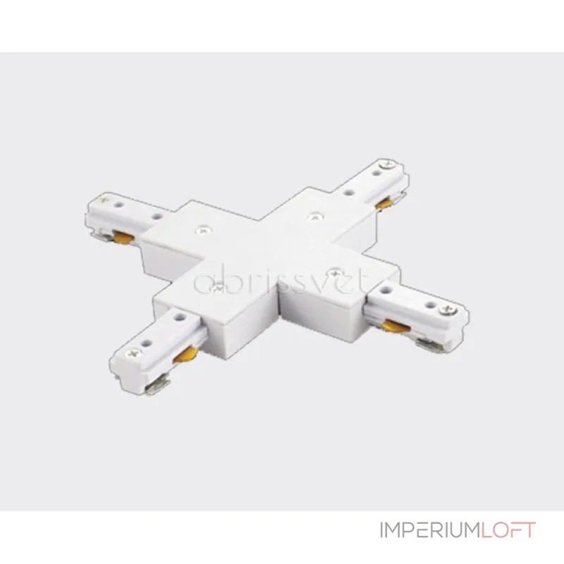Соединитель крестовой WSO 75 white