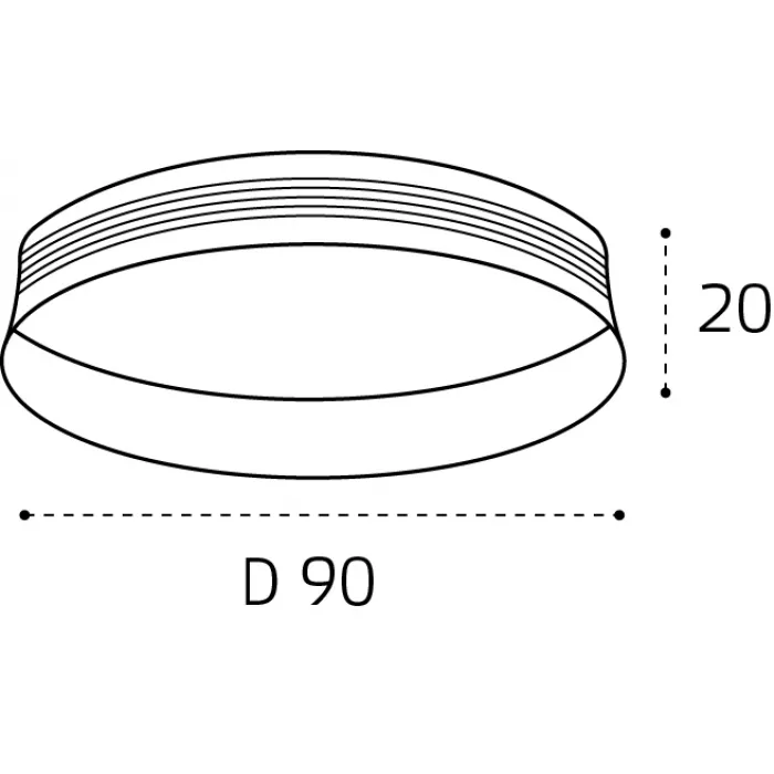 Кольцо для светильника IT02-013 ring black от ImperiumLoft