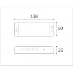 Блок питания для светодиодной ленты M04-513 ITA-24V-100W