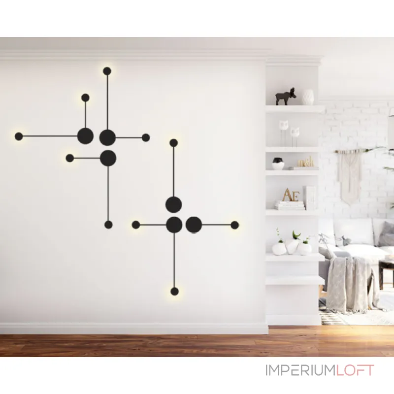 Светильник настенный IT03-1436 black