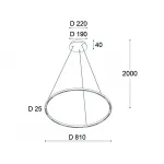 Светильник подвесной IT013-6022 black 3000K от ImperiumLoft