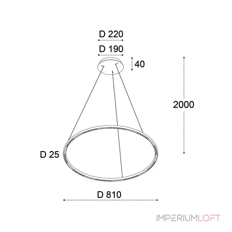 Подвесной светильник IT013-6022 black 3000K Подвесной светильник IT013-6022 black 3000K