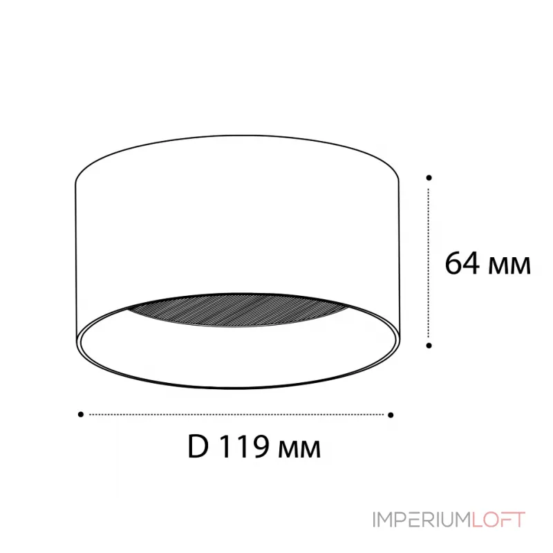 Светильник потолочный влагозащищенный IT02-004 black 3000K