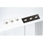 Светильник встраиваемый поворотный SAG303-4 black/black от ImperiumLoft