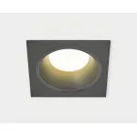 Светильник встраиваемый с рамкой IT08-8013 black 3000K + IT08-8014 black