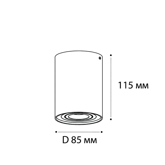 Светильник потолочный поворотный M02-85115 white от ImperiumLoft